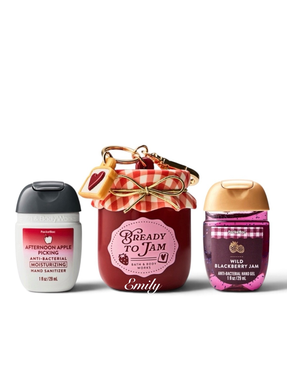 Bath & Body Works BREADY to Jam Jar PocketBac Holder Trio